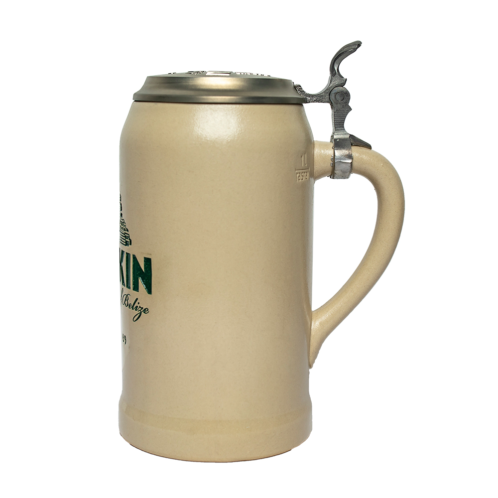 BE_Tankard w Lid (side view) Belikin Ceramic Tankard with Lid