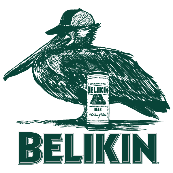 BELIKIN BIRD AND BEER CLING - 4″ × 4″